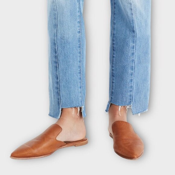 Madewell Gemma Cognac Pointed Toe Mule Flats - Picture 8 of 12
